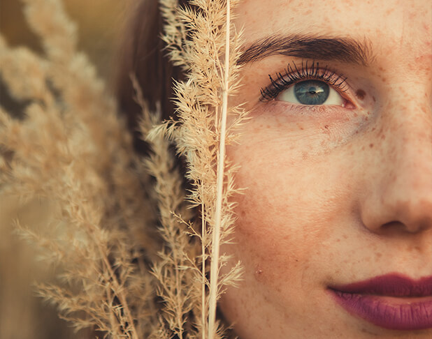 Close-up of Woman's Face