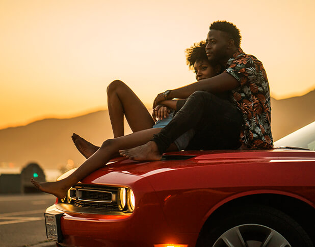 Couple on Car